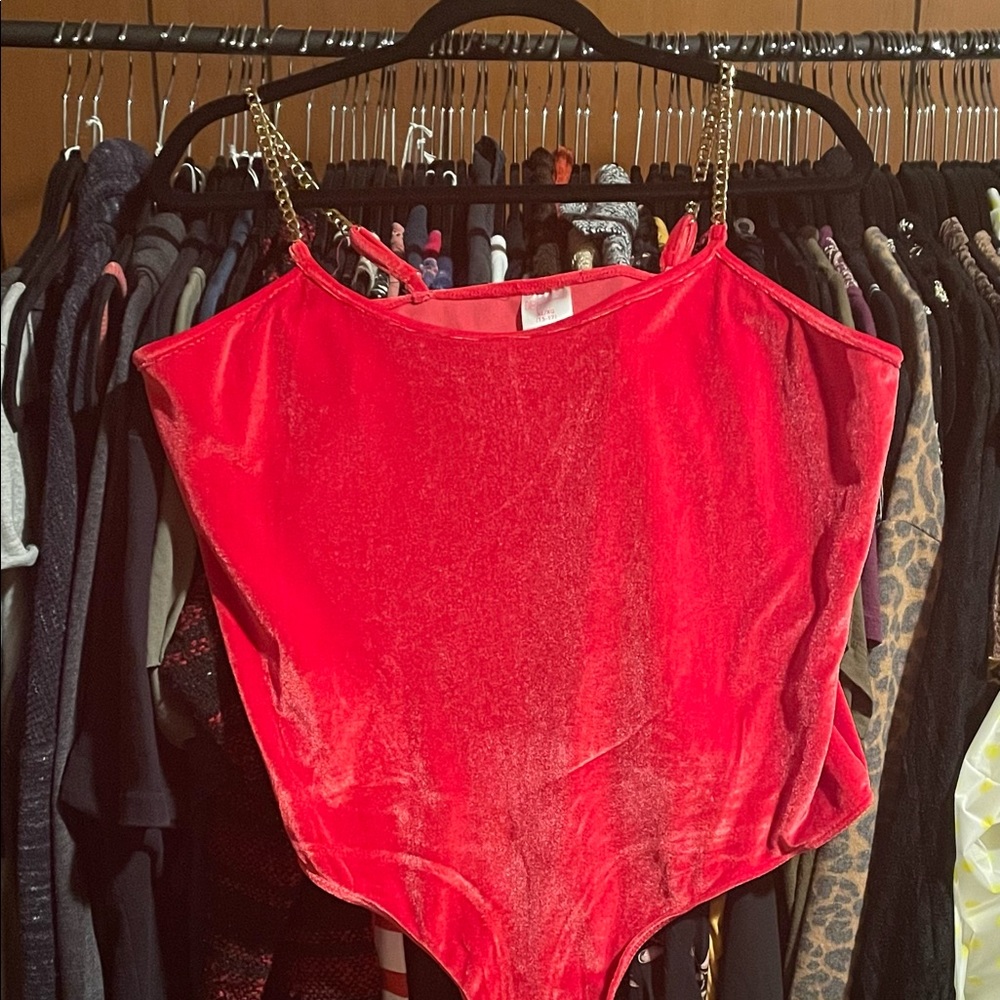 XL Nobo Velvet Bodysuit